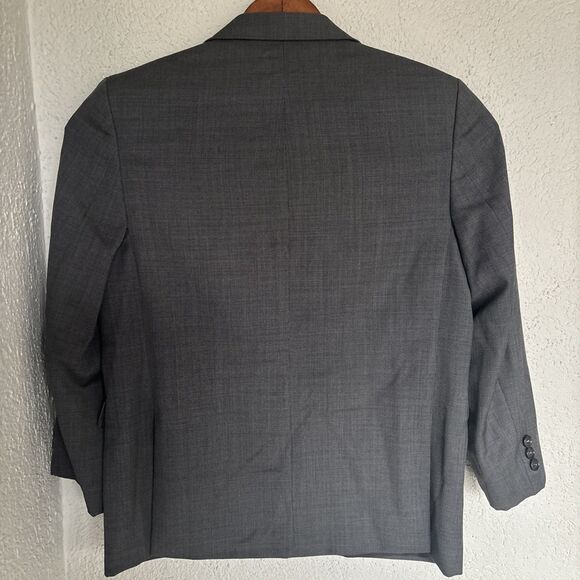 Michael Kors Big Boy Wool Size 12 Gray 2 Button Blazer Suit Jacket #90736 - Picture 2 of 7